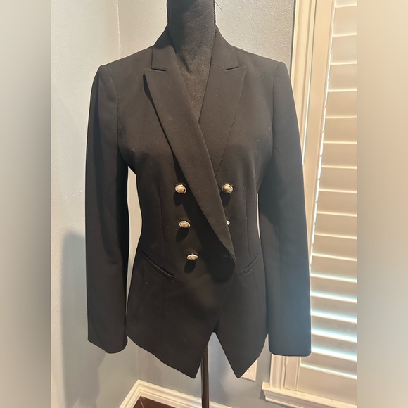 White House Black Market Blazer, Black, Size 6 - Picture 1 of 5